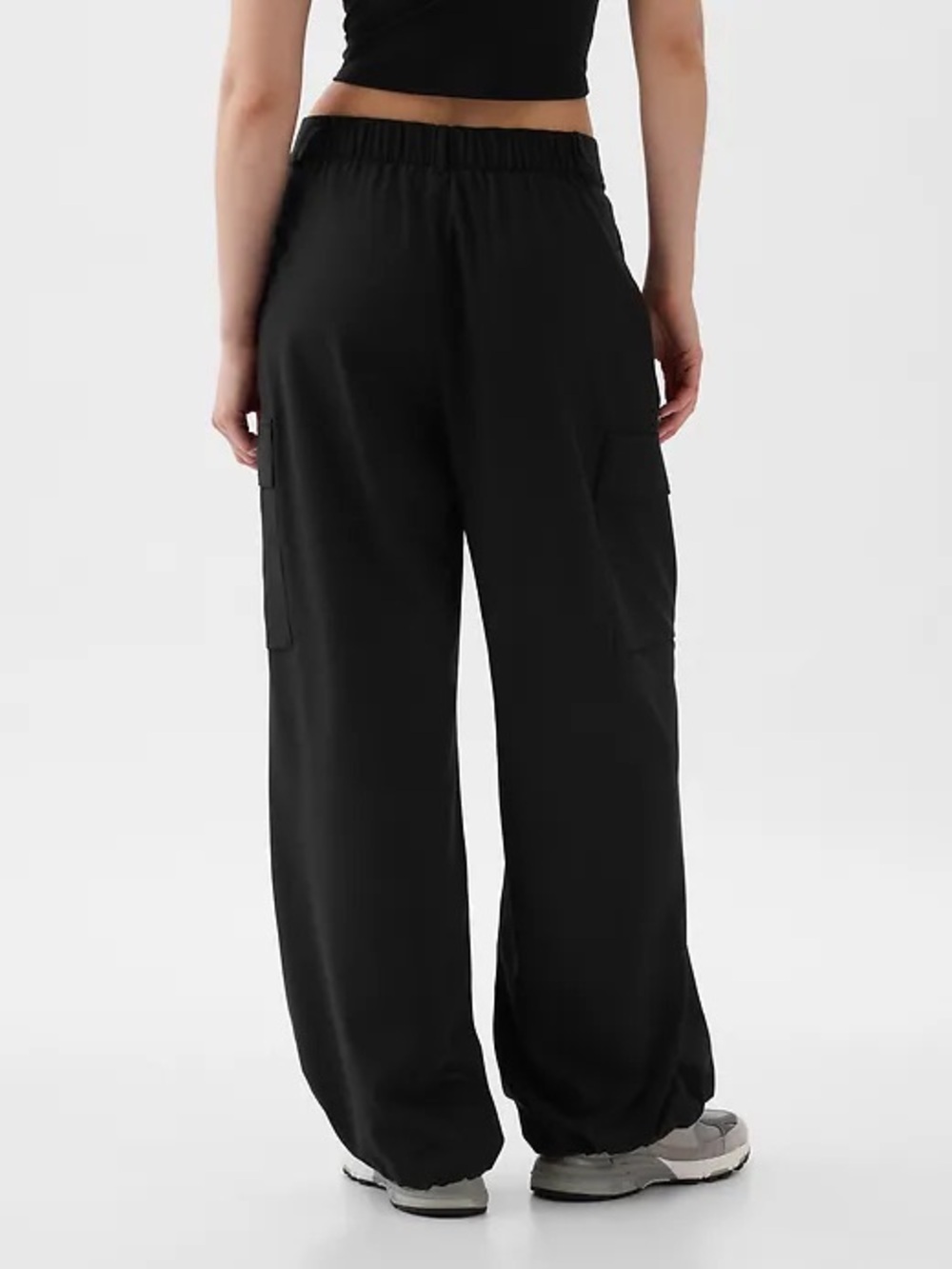 NWT Gap Runaround Joggers Black Pants Size L GapFit - Picture 2 of 14